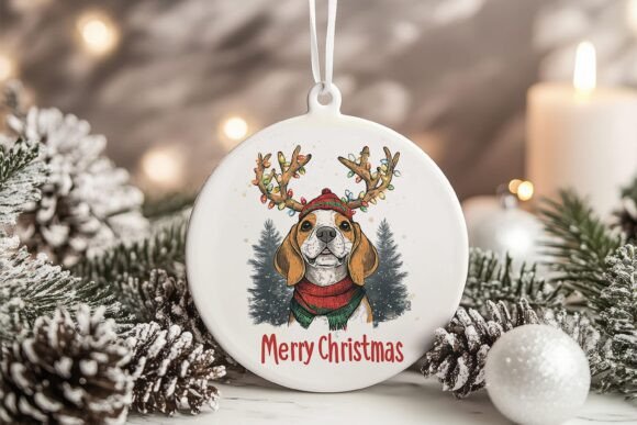 Beagle Dog Christmas Ornament PNG – A Designer's Project Review