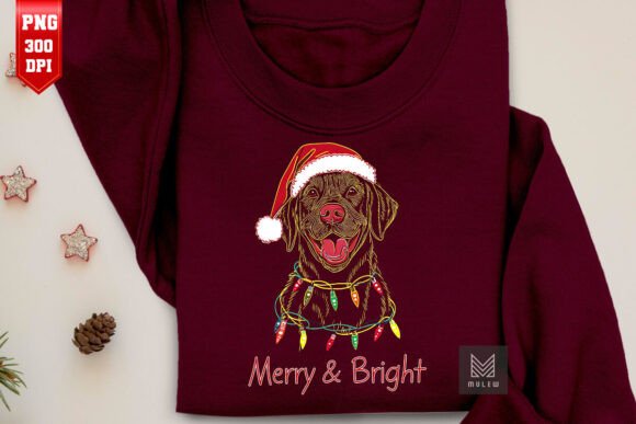 Christmas Golden Retriever Dog PNG Review