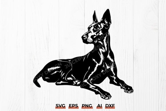 Doberman Laying Down Silhouette – A Designer's Review
