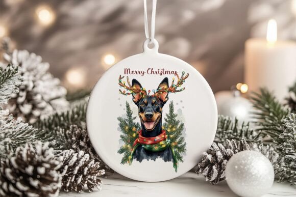 Doberman Pinscher Christmas Ornament: Design Review