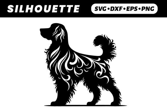 Floral Dog Silhouette Review: Art Deco Elegance
