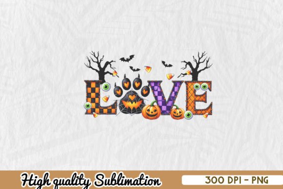 Halloween Love Dog Sublimation PNG Review