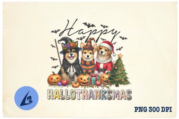 Happy Hallothanksmas Happy Dog PNG