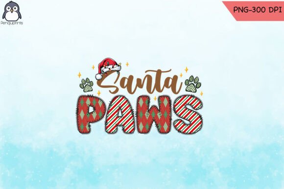 Santa Paws Merry Christmas Dog PNG Review
