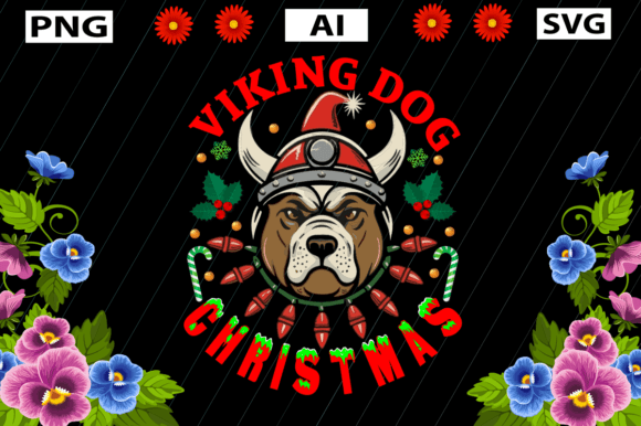 Viking Dog Christmas